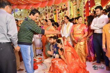 Celebs at Bandla Ganesh Brothers Daughter Ashritha Wedding Photos